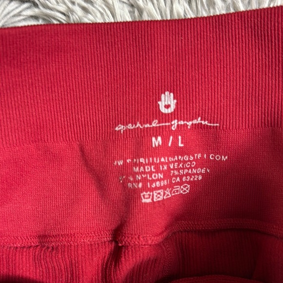 Spiritual gangster love seamless Ribbed High-Waisted Leggings size m/l - Picture 6 of 6